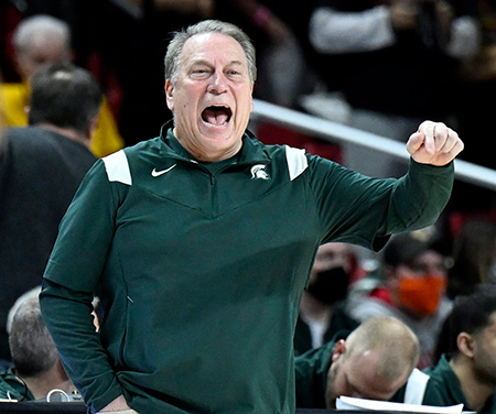 Tom Izzo, Head Coach of the Michigan State Spartans